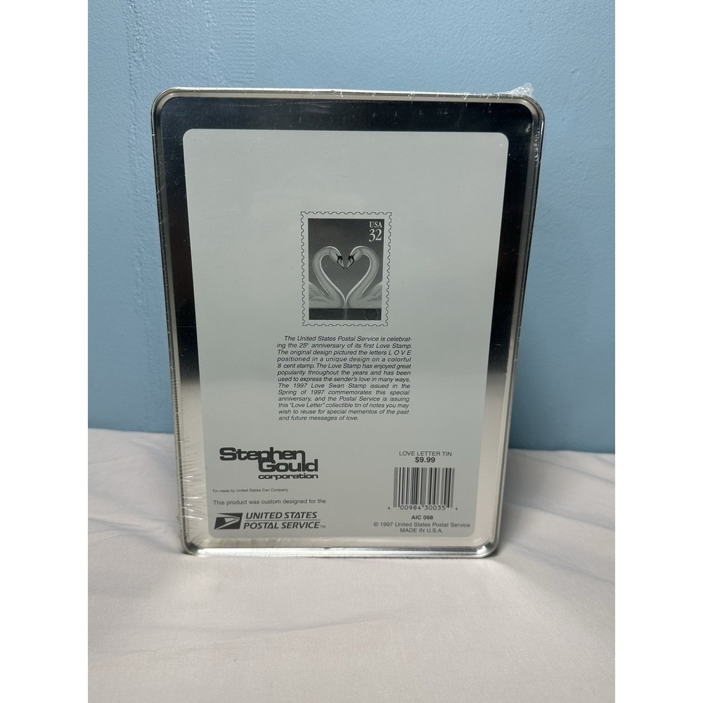 USPS Vintage 1997 Love Swans 32 Cent Stamp Stationary Envelopes New Sealed Set - Picture 3 of 6